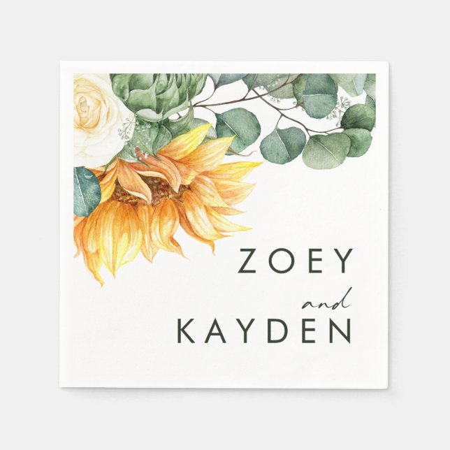 Serviette En Papier Tournée de pays audacieux | Napkins Mariage (Devant)