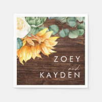 Tournée de pays audacieux | Napkins Mariage en boi