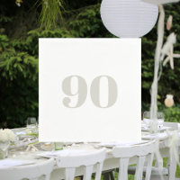 Tout âge Neutre Anniversaire Cocktail Napkins