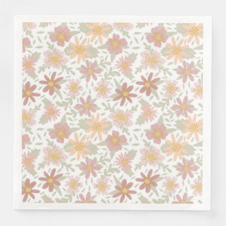 Serviette En Papier Tout sur le design floral