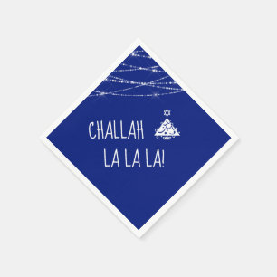 Serviette En Papier Toute couleur Chrismukkah Arbre mignonne Challah L