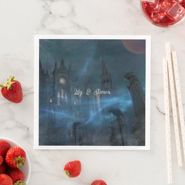 Serviette En Papier Toutes les hirondelles (En situation)