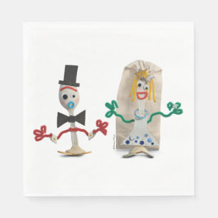 Serviette En Papier Toy Story 5   Mariage de Forky et Karen Beverly