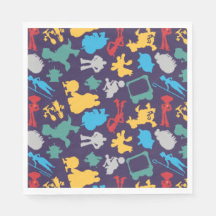 Serviette En Papier Toy Story 5   Motif de silhouette de personnage