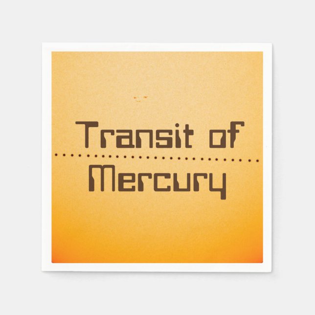 Serviette En Papier Transport au mercure du Soleil (Devant)