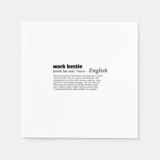 Serviette En Papier Travail Bestie Classic Chill
