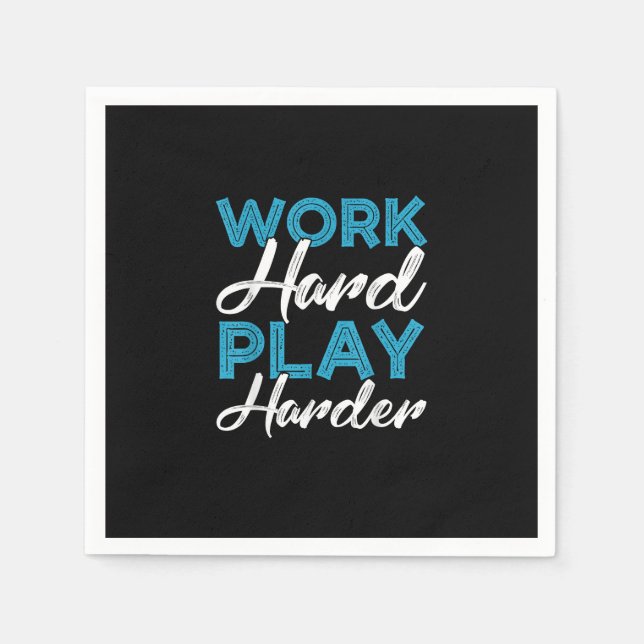 Serviette En Papier Travail dur - Fête du Travail (Devant)