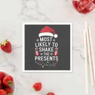 Serviette En Papier Très Probable De Secouer Le Noël Actuel