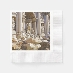 Serviette En Papier Trevi fountain
