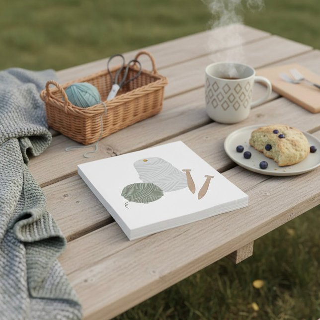 Serviette En Papier Tricot (Créateur téléchargé)