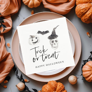 Serviette En Papier Tricoter ou traiter éffrayant Parti Halloween