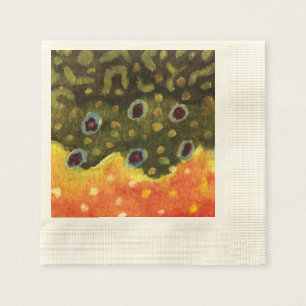 Serviette En Papier Truite de Brook