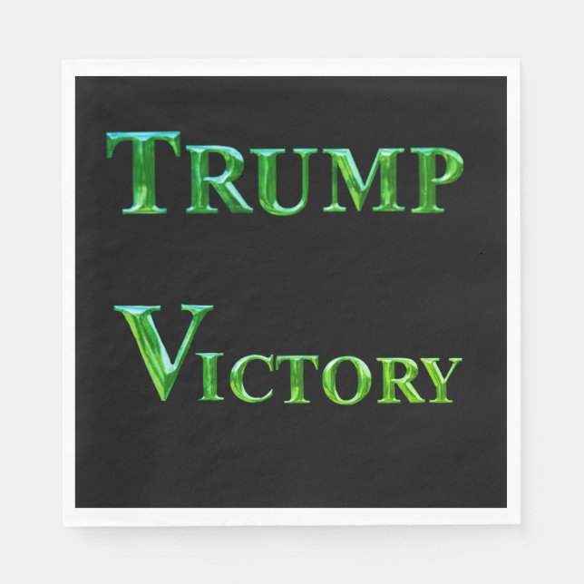 SERVIETTE EN PAPIER TRUMP (Devant)