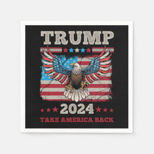 Serviette En Papier Trump 2024