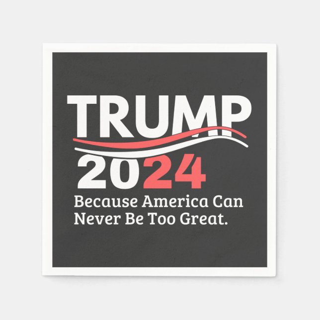 Serviette En Papier trump 2024 (Devant)