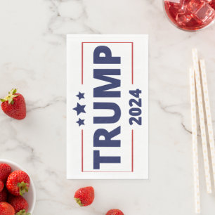 Serviette En Papier Trump 2024