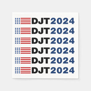 Serviette En Papier Trump 2024 DJT