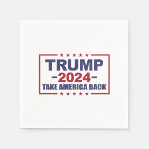 Serviette En Papier Trump 2024 : Reprendre l'Amérique