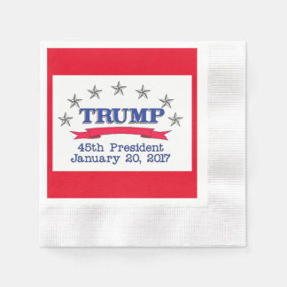 Serviette En Papier Trump 45e président