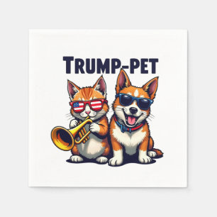 Serviette En Papier Trump familier Trump Rendre nos animaux en sécurit