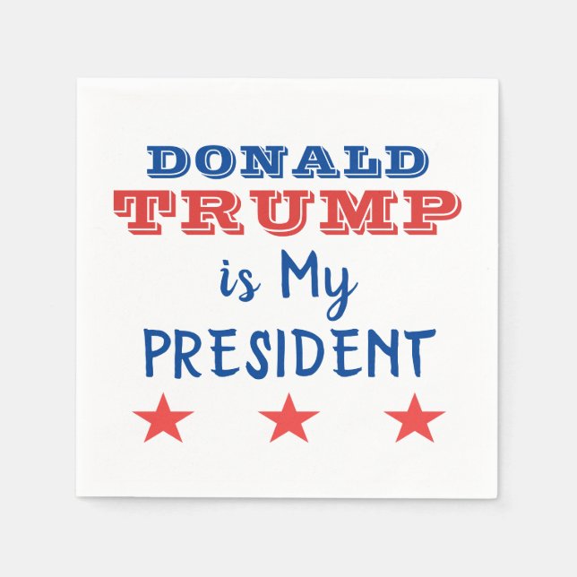 Serviette En Papier Trump Paper Napkins (Devant)