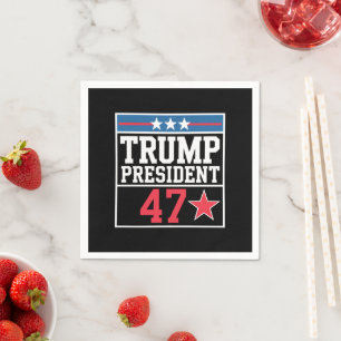 Serviette En Papier Trump remporte les élections de 2024 Trump remport