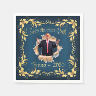 Serviette En Papier Trump Souvenir Breakdown Napkins commémoratif ~