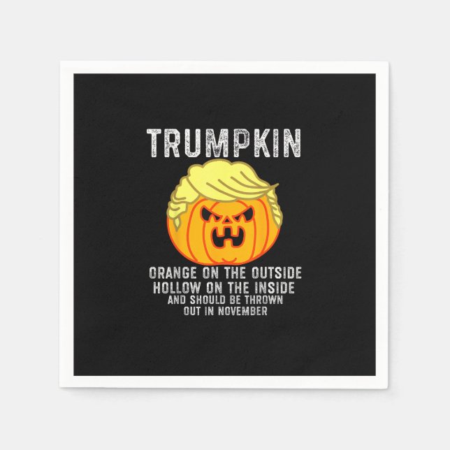 Serviette En Papier Trumpkin À L'Intérieur (Devant)