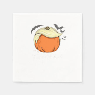 Serviette En Papier Trumpkin, Donald Halloween