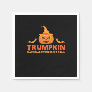 Serviette En Papier Trumpkin Make Halloween Great Again