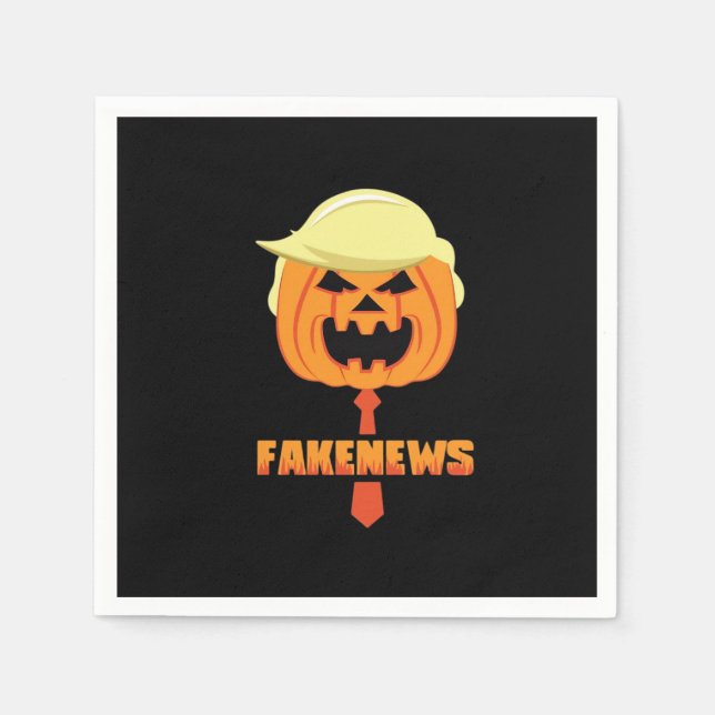 Serviette En Papier Trumpkin rend Halloween grand à nouveau - Nouvelle (Devant)