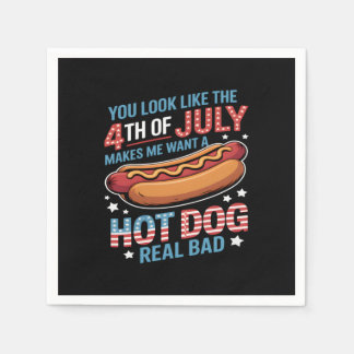 Serviette En Papier Tu As L'Air Que Le 4 juillet Me Fait Vouloir Chaud