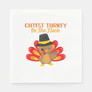 Serviette En Papier Turquie la plus mûre en Bon thanksgiving-jour garç