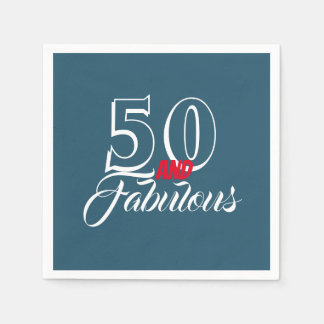 Serviette En Papier Turquoise 50 et Fabuleux fête d'anniversaire