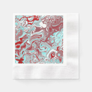 Serviette En Papier Turquoise, Bourgogne, persiennes en marbre rouge e