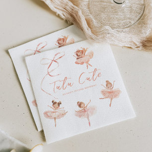 Serviette En Papier Tutu Cute Ballerina Anniversaire