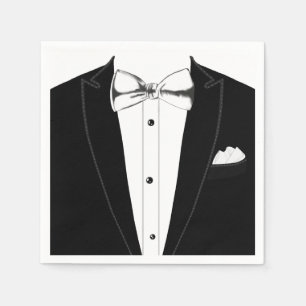 Serviette En Papier Tuxedo