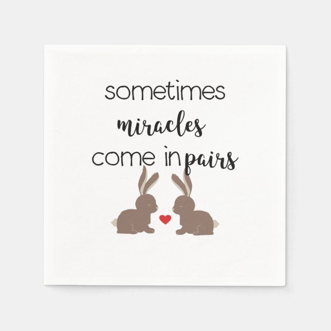 Serviette En Papier Twin Baby (Devant)