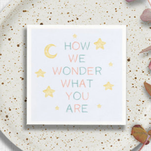 Serviette En Papier Twinkle Little Star Comment nous nous demandons la