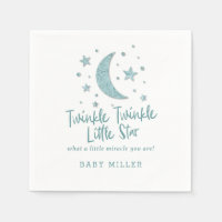 Twinkle Little Stars Mint Baby shower