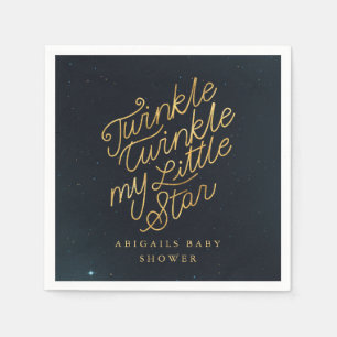 Serviette En Papier Twinkle scintille ma petite étoile