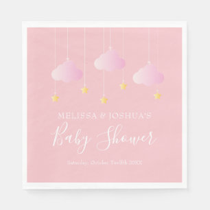 Serviette En Papier Twinkle twinkle little star baby shower rose tendr