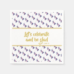 Serviette En Papier UK GREAT BRITAIN Christian Custom Party Paper