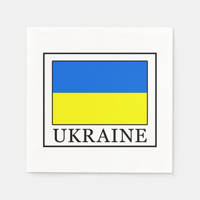 Serviette En Papier Ukraine (Devant)