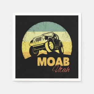 Serviette En Papier Un cadeau de Moab Utah pour le hors-route - Utah S