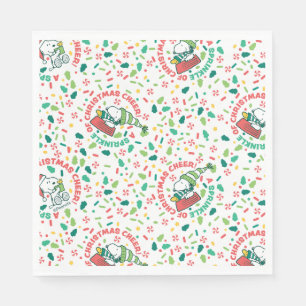 Serviette En Papier Un clin d'oeil à Noël Motif