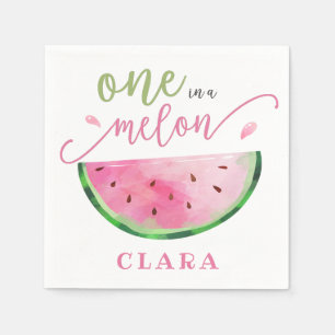 Serviette En Papier Un dans un melon