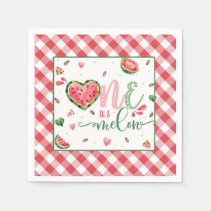 Serviette En Papier Un dans un Melon Anniversaire Napkin
