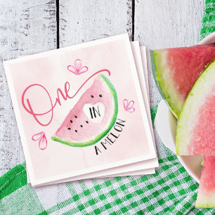 Serviette En Papier Un dans un Melon Birthday Watermelon