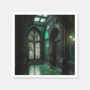 Serviette En Papier Un Design d'intérieur gothique magnifique.